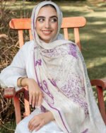 ⁦Printed Soft Cotton Scarf⁩ - الصورة ⁦2⁩