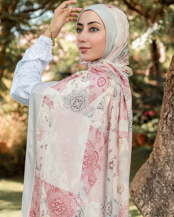 ⁦Printed Soft Cotton Scarf⁩ - الصورة ⁦2⁩