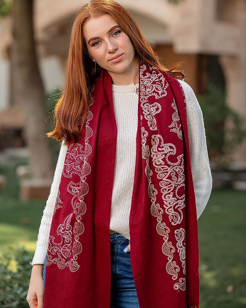 ش12 (1) Shawl 6465 - Image 1